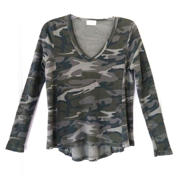 T.la Green Camo Thermal Long Sleeve Shirt - Picture 3 of 8